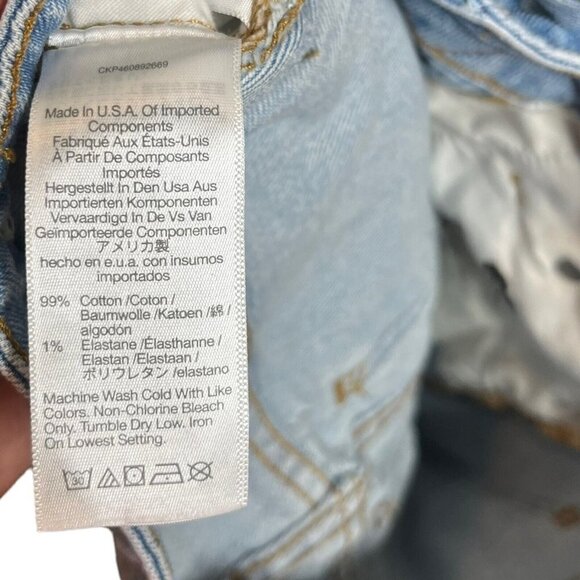 Madewell Curvy Perfect Vintage Jean MC594 Women’s Size 24 Fiore Wash Blue - Picture 13 of 15